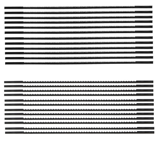 Plain End Scroll Saw Blade 5 Inch, 24 Pack (28TPI, 10TPI)