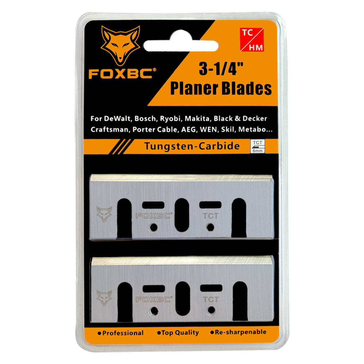3-1/4 Inch Planer Blades for Bosch PA1205 1594 3-1/4" Planer