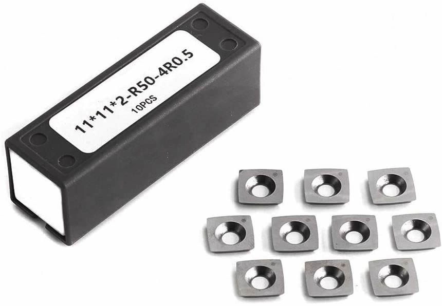 11x11x2.0mm R50 Carbide Inserts for Woodturning lathe tools