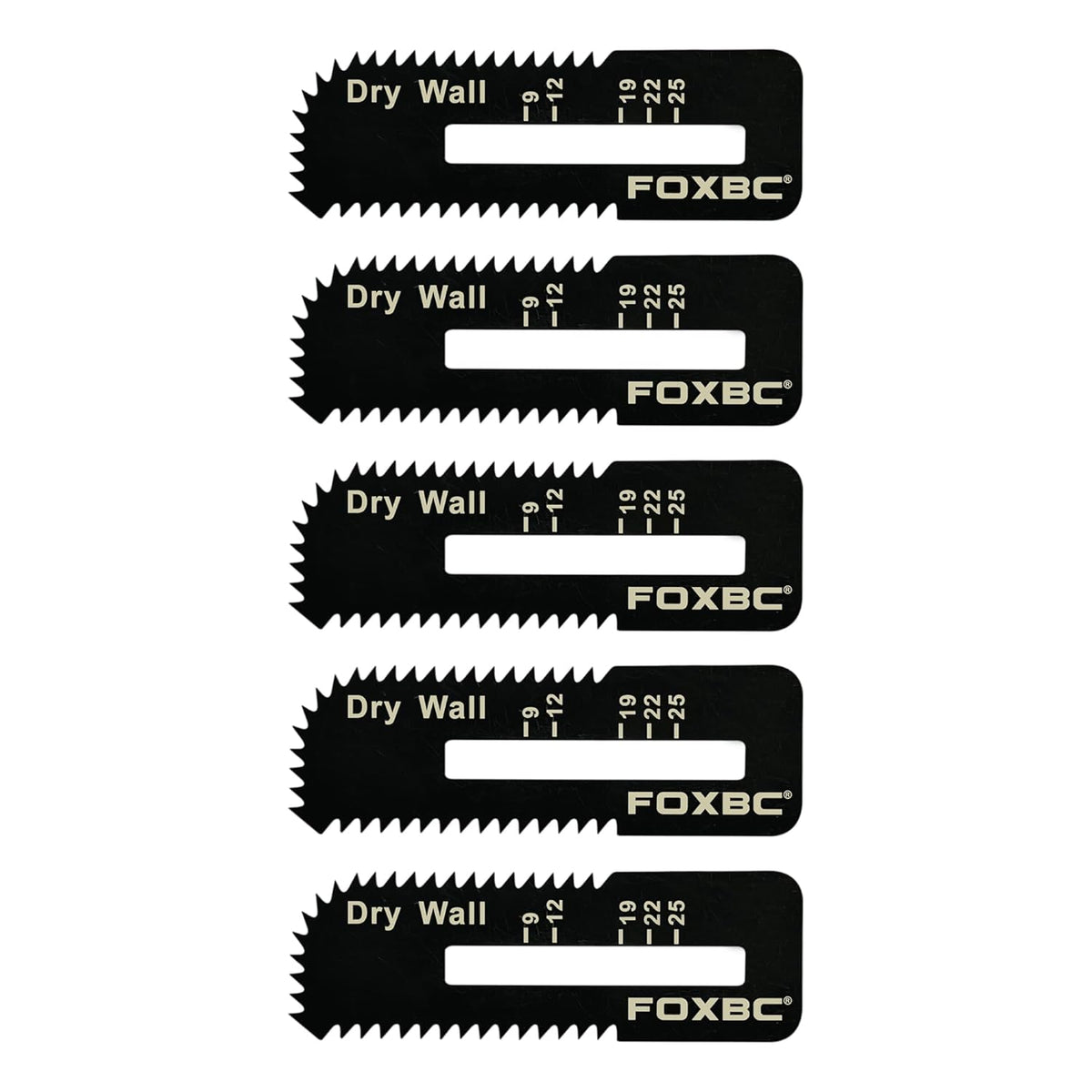 FOXBC Drywall Cut-Out Saw Blades for Makita Cut-Out Saw - 5 Pack
