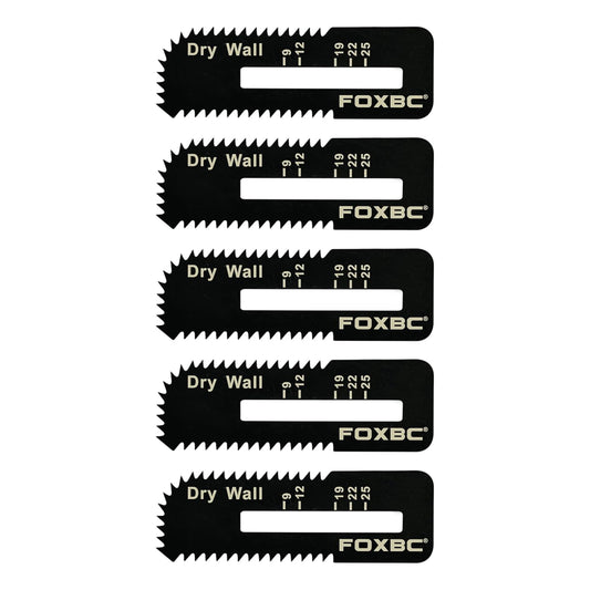 FOXBC Drywall Cut-Out Saw Blades for Makita Cut-Out Saw - 5 Pack