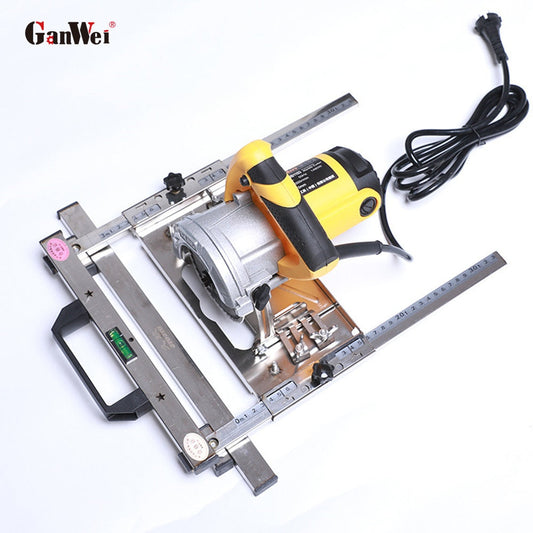 Electric Circular Saw Fixed Base Multifunctional Cutting Machine Woodworker Portable Quickly Positioning Cut Bottom Plate