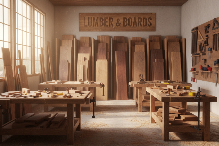 Lumber & Boards Wood Shop