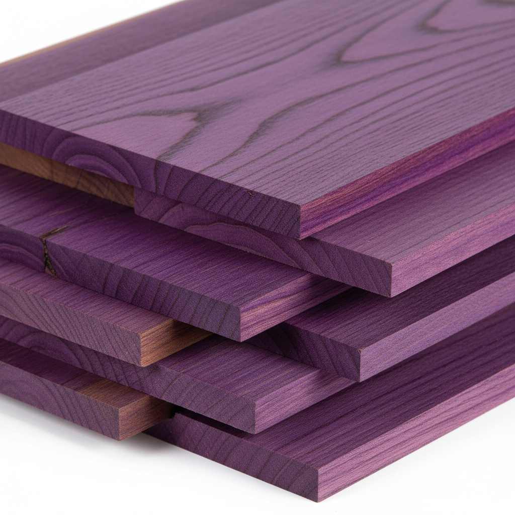 Purpleheart Grain Detail